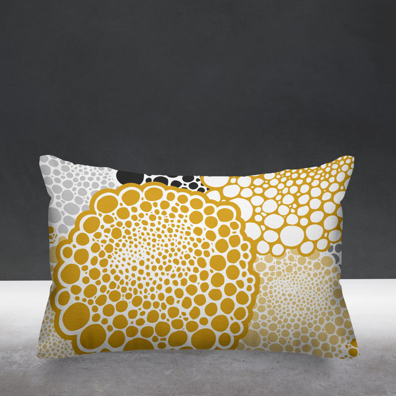 Coussin Bryony, Jaune