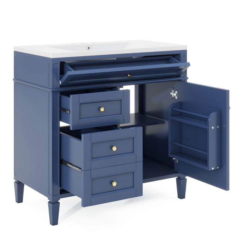 Ensemble de meuble-lavabo simple 36 po avec plateau Cleeson