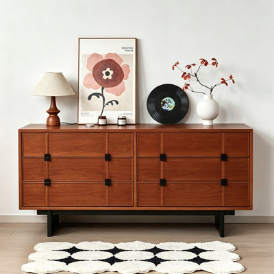 Subway Art Hand Handle Buffet Table