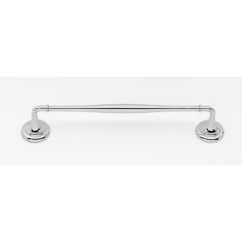 Double Wall Mounted Towel Bar, Polished Chrome