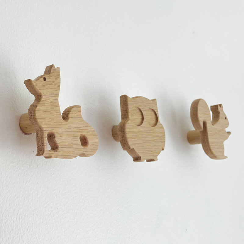 Gabija Solid Wood Wall Wall Hook