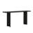 Stylish Console Table With Pine Veneer And Geometric Legs-119455298