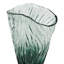 Vase en verre 7,5 x 3,9 x 11,8 po pour décoration intérieure, centre de table moderne