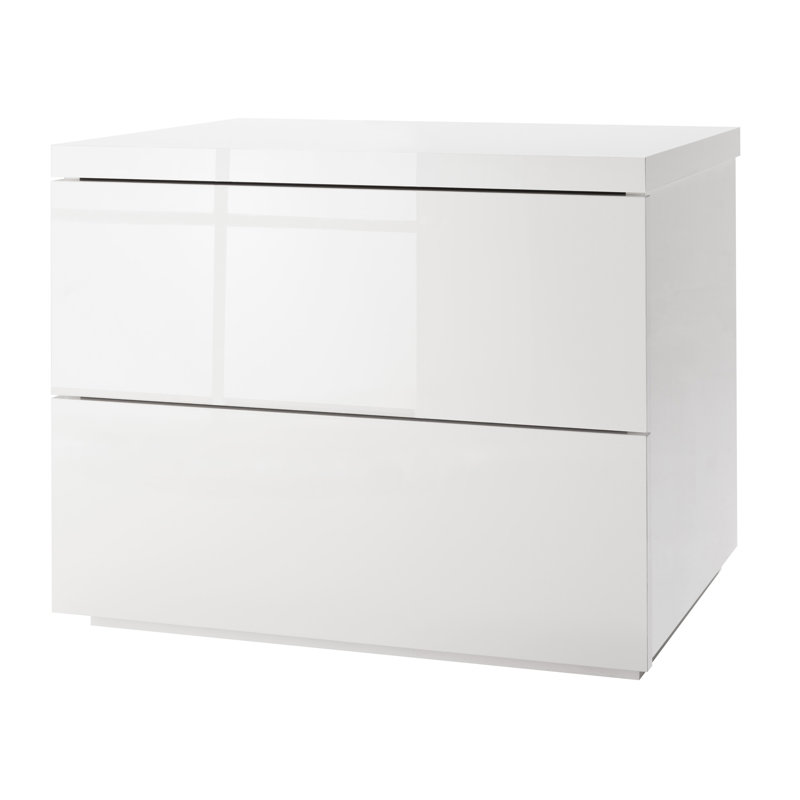 Privilegio 55cm W Manufactured Wood Bedside Table