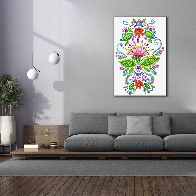 «Kurbit» par Hello Angel, art mural sur toile, H 60 po x l 40 po x P 1,5 po