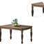 Table de salle à manger rectangulaire en bois de frêne de style transitionnel avec plateau en bois massif