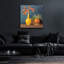 Art mural en verre Winston Porter «Richness Of Life 2 Deep Blue» par Julia Purinton-1319275886
