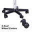 Adjustable Height Ergonomic Lab Stool Wheels