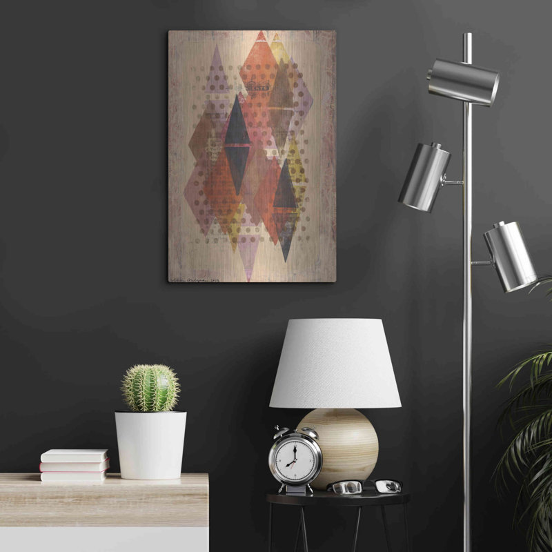 «Inked Triangles II» par Nikki Galapon, H 24 po x l 16 po