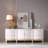 Solid Wood TV Cabinet with Rounded Corners-104933625