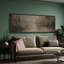 Art mural sur toile Misty Forest River-115165152-115165153