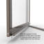 Porte de douche avec cadre Deluxe l 57 "x H 72,13"-17243257-16968523