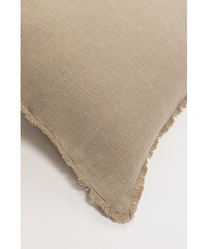 Ranier Reimus Linen Body Pillow, Beige