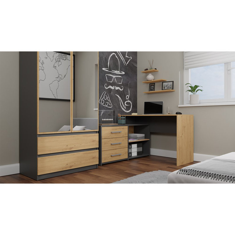 Baro Corner Writing Desk