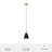 Klein 1 Light Metal Cone Pendant-74777729-82572666