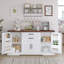 Armoire de rangement avec porte de grange 63 po avec 2 tiroirs et support de porte 63 po-952204532