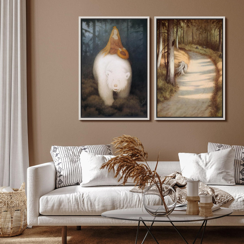 Mystical Forest Guardian, enchanteresse et esprit, ours, nature sauvage, illustrations, décor rustique, H 36 po x l 24 po