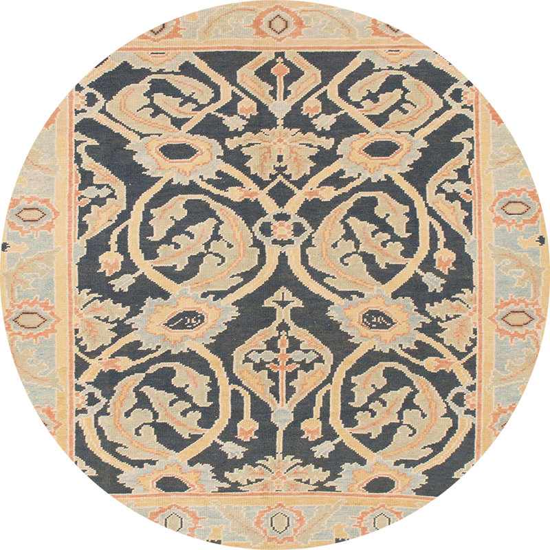 Aason Abstract Indoor Rug, Round 3'