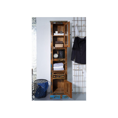 Nature Of Spirit Solid Wood Linen Cabinet