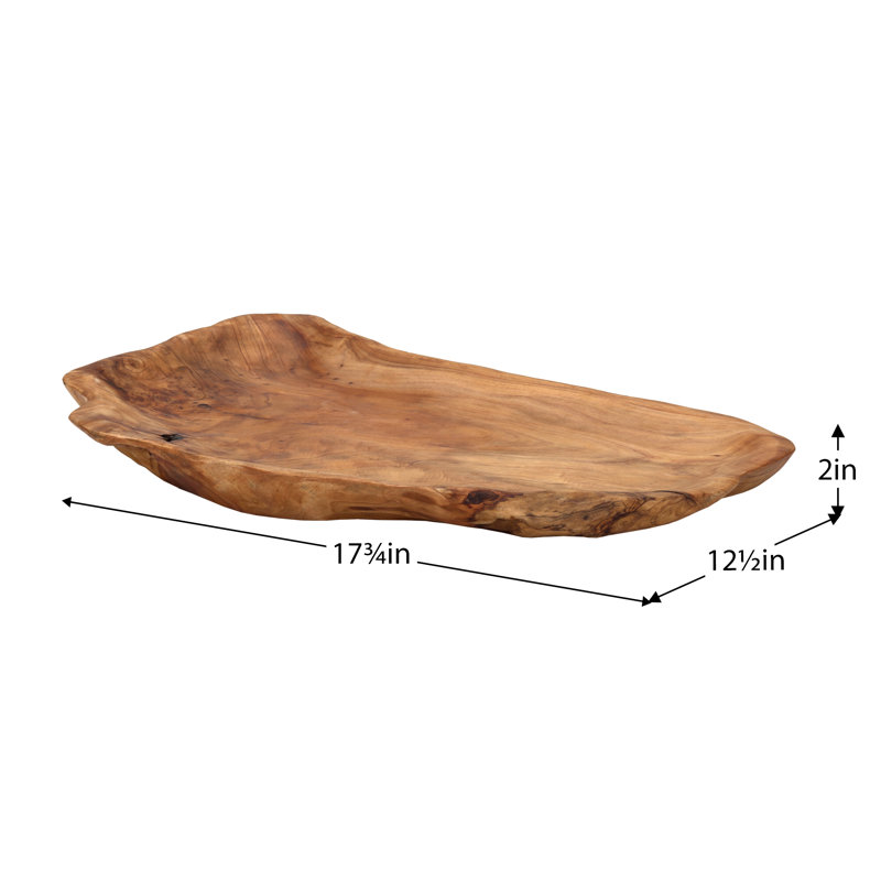 Millwood Pines Mraz Fir Wood Platter