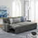 Yates 2 - Piece Upholstered Pull Out Sectional Sleeper Sofa With Storage Chaise