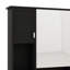 Armoire à pharmacie murale de 35 po x 28 po, armoire avec miroir, tablette ouverte, compartiment latéral et barre à serviettes, solution de rangement en miroir au-dessus de la toilette