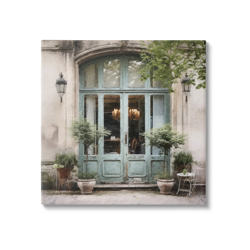 «Sage French Doors» par Riley B Print, H 24 po x l 24 po x P 1,5 po