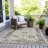 Machine Washable Indoor/Outdoor Xhevrie Ivory Rug-490527351