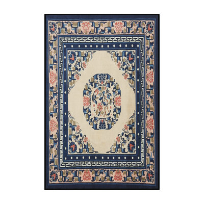 Tapis oriental bleu