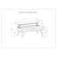 Table basse à plateau relevable Hunter