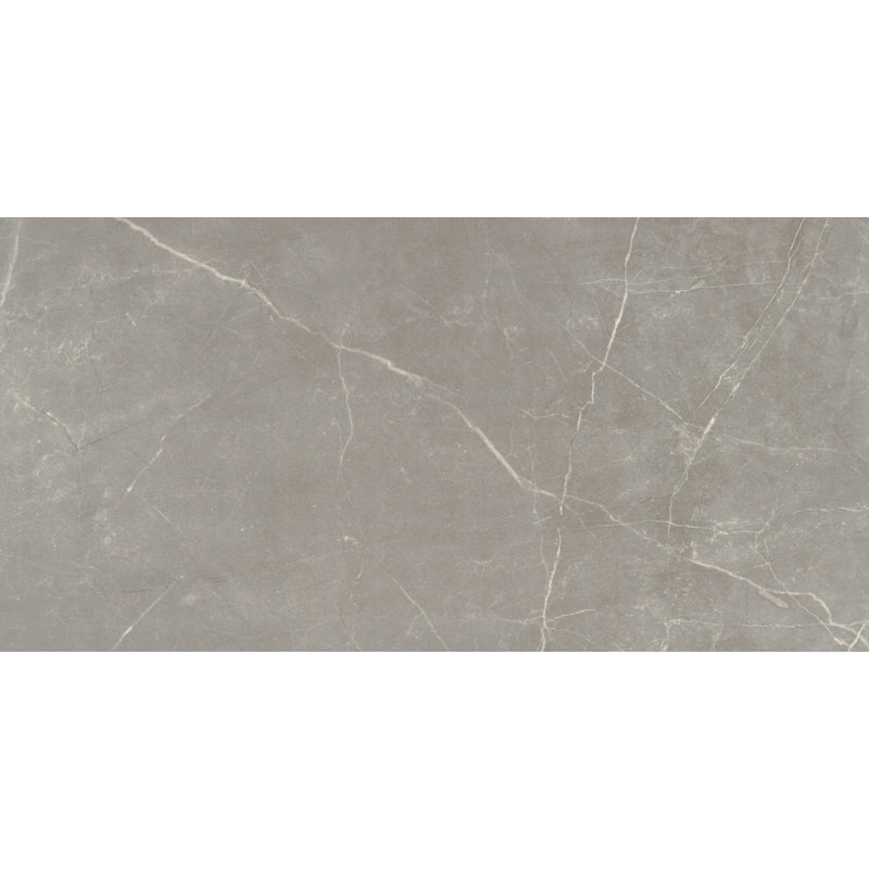 Sterlina II Silver 12 in. x 24 in. Matte Porcelain Floor and Wall Tile (15.5 sq. ft./Case), Dove 