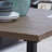 Tansi 37.25" W Square Metal Outdoor Dining Table