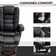 Lacari Faux Leather Recliner with Footstool