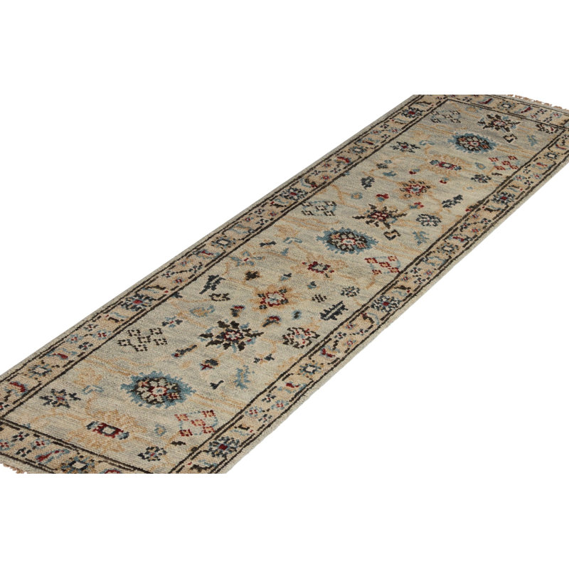 Oriental Area Rug in Gray