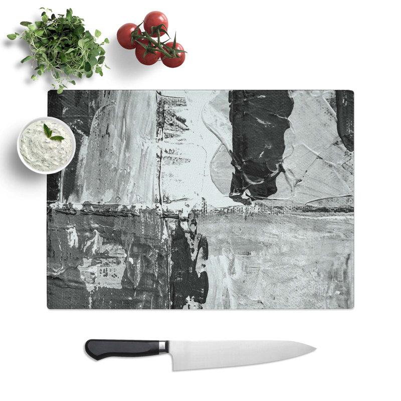 Tempered Glass Art Painting Vol.285 Chopping Board, 39 cm W x 28.5 cm L