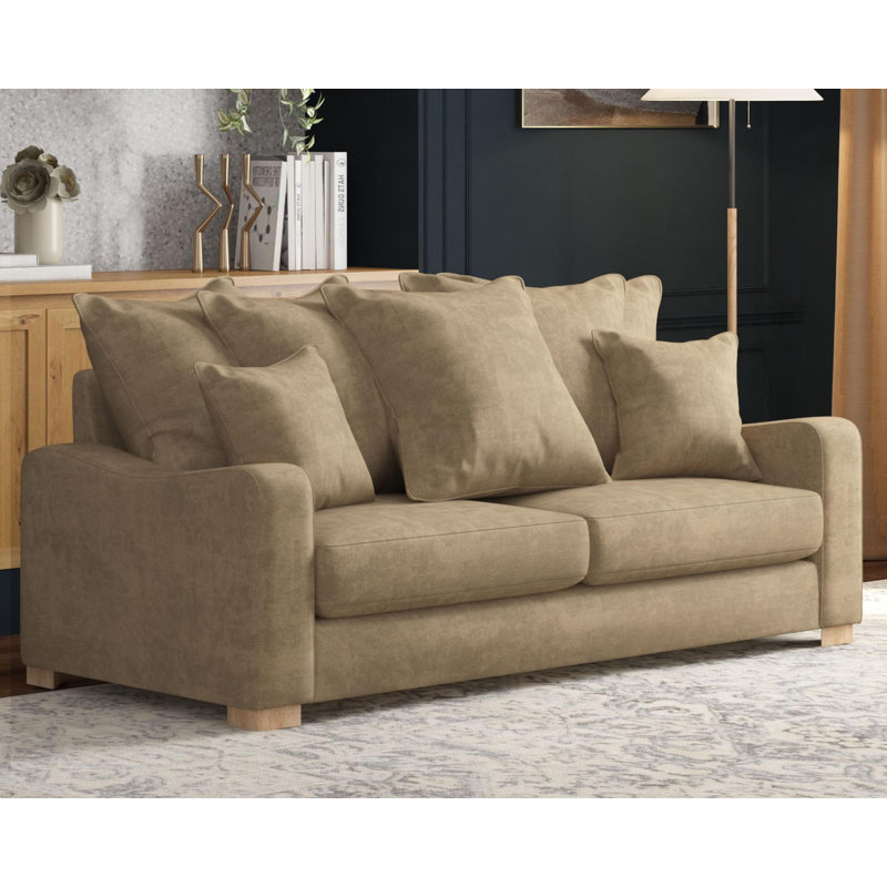Theadford Three Seater, Scatter Back, Ebony