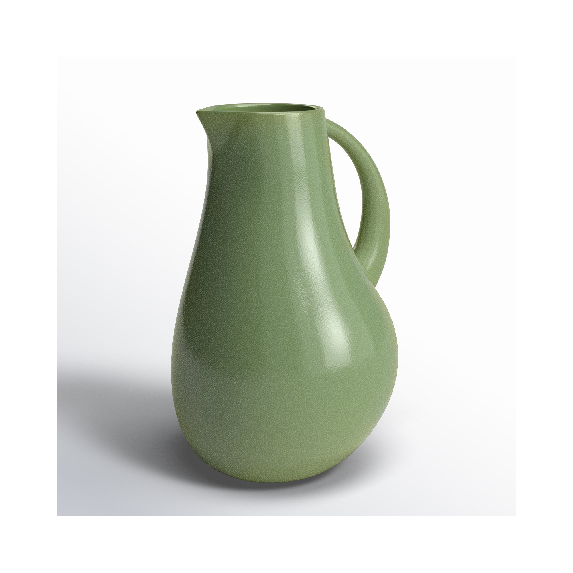 Borgen 72oz. Stoneware Pitcher, Sage