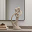 Abstract Kissing Couple Figurine