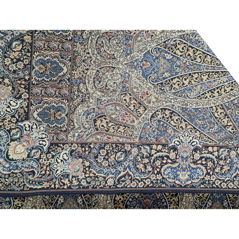 Rectangle Machine Tufted Silk Area Rug