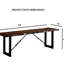 Banc en métal 1Pc