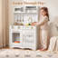 Cuisine en bois pour enfants avec lumières et sons, cuisine de jeu d'imitation avec accessoires pour les tout-petits de 3 à 8 ans-132786939