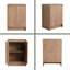 Armoire d'appoint 72 pouces en contreplaqué avec portes et tiroirs à fermeture en douceur, tablettes réglables