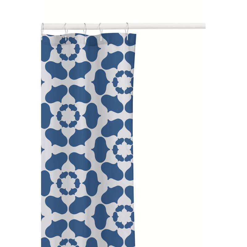 Eden Ultra-Thin Lightweight Shower Curtain, Blue