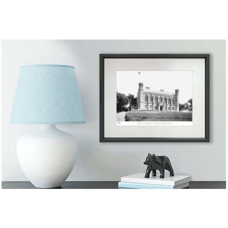 Jersey, St Helier, Victoria College 1894 by Francis Frith - Single Picture Frame Print, 28cm H x 36cm W x 2.3cm D