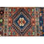 Tapis unique en laine 3 pi 5 po x 4 pi 10 po Fahja Bleu