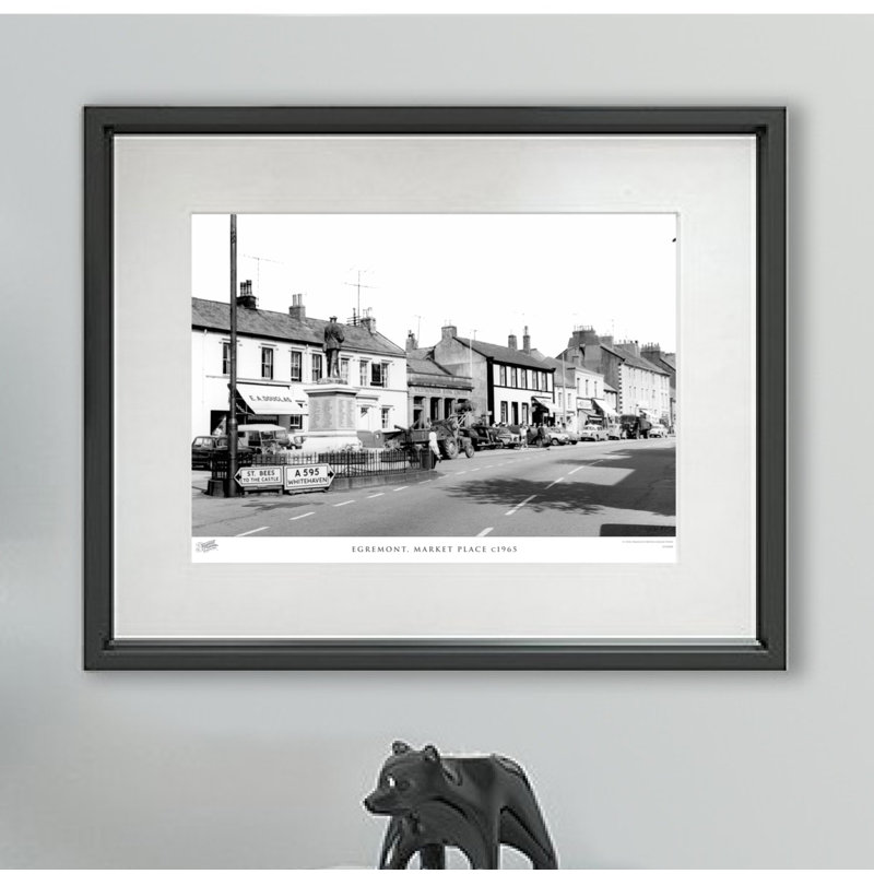 Egremont, Market Place C1965 by Francis Frith - Single Picture Frame Print, 28cm H x 36cm W x 2.3cm D