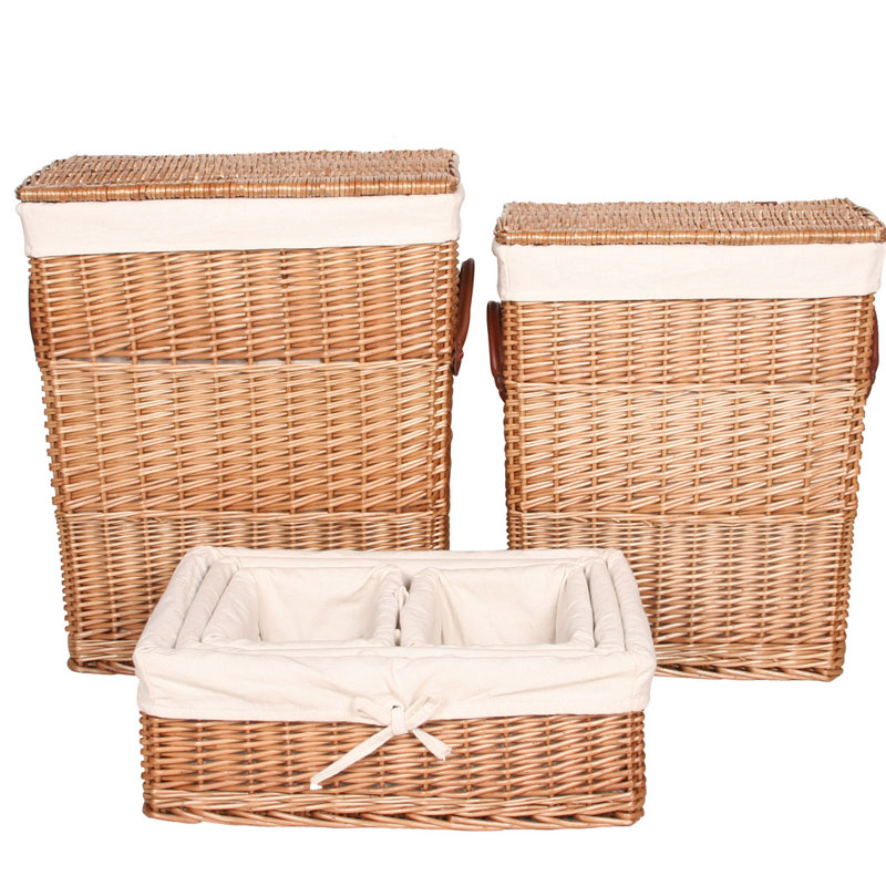 6 Piece Wicker Laundry Set