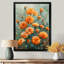 Orange, orange, parfum, souci, jardin I - souci, art mural, salon-388170554-388170555