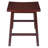 Seward 2 - Person Walnut Solid Wood Top Trestle Dining Set