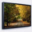 «Road Through Beautiful Green Trees», reproduction de photo sur toile tendue encadrée-26681205